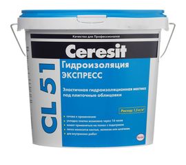 Гидроизоляция эластичная полимерная CL 51 5 кг Ceresit 23 682 