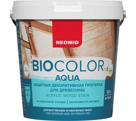 Пропитка Neomid BIO COLOR aqua NEW 2014 белый /0.9л/ Н -AQUA-0,9/бел 