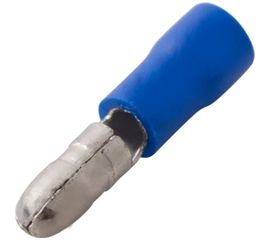 Штекерный изолированный разъем REXANT штекер 4мм 1.5-2.5кв.мм синий 08-0521 