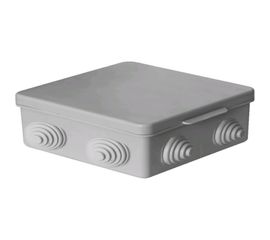 Распаячная коробка УРАЛ ПАК открытой проводки 80х80х50мм с гермовводами IP54 КО-52017080-100-i 