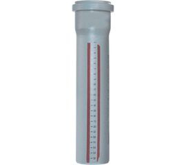 Труба однораструбная канализационная HTEM 110х1000 Ostendorf 115040 