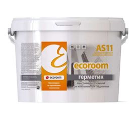 Акриловый герметик для межпанельных швов ECOROOM AS-11 серый 15 кг E-Герм-5465/15 