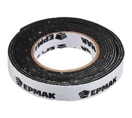 Монтажная 2-х сторонняя клеящая лента ЕРМАК для АВТО, 12 мм x 2 м, черная 472-015 