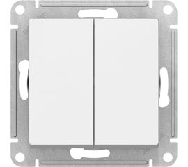 2-клавишный механизм выключателя Schneider Electric ATLAS DESIGN сх.5 10АХ белый ATN000151 