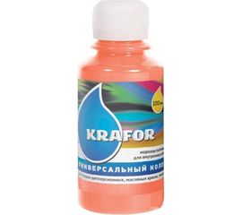 Универсальный колер Krafor № 5 персик 0.1 л 32154 