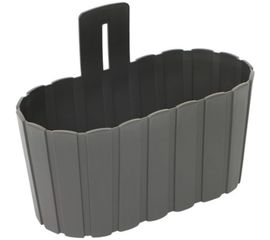 Цветочное кашпо на стену Протэкт Boardee Wall 274*150 мм высота 202 мм Серый КЦ-20 