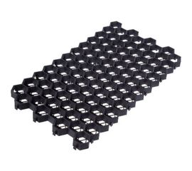 Газонная решетка Gidrolica 70х40х3,2 см - пластиковая черная, клетка С250 608 