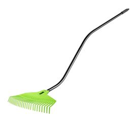 Грабли для листвы VERTO пластиковая головка, металлический эргономичный черенок 15G054 