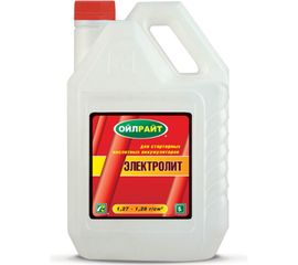 Электролит OILRIGHT 5 л, 1.28 г/куб.см, пэт 5504 