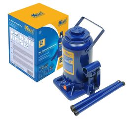 Бутылочный домкрат KRAFT 20 т, min 242mm-max 460mm KT 800021 