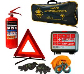 Дорожный набор автомобилиста ГЛАВДОР 20х50х10 см GL-788 в камуфляжной сумке 54763 