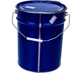 Металлическое ведро ТАРА 20л, синий, крышка-обруч 17195 