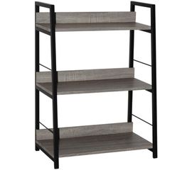 Стеллаж на металлокаркасе BRABIX LOFT SH-002 600х350х845 мм, цвет дуб антик 641232 