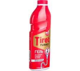 Средство для прочистки канализационных труб TIRET Turbo, гель, 1 л 8147377 602018 