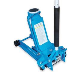 Домкрат (подкатной, гаражный, высота подъема 90/550 мм, нагрузка 3.5 т, 2 цилиндра, кардан) Trommelberg XRD0337L 