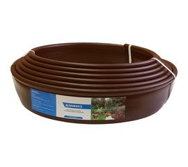 Пластиковый бордюр Анмакс Кантри maxi 1000-2,3-14 коричневый, 10000 мм, высота 140 мм 82402-К 