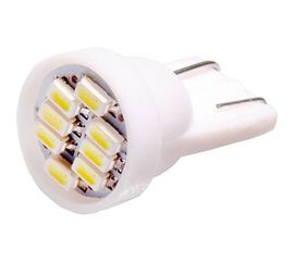 Автолампа диод SKYWAY T10 W5W 8 SMD диодов 1-конт без цоколя белая S08201130 