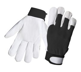 Кожаные перчатки Jeta Safety Winter Mechanic, цвет черный/белый JLE305-8/M 