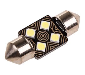 Автолампа диод SKYWAY T11 C5W 4SMD диода 1-конт 31мм белая S08201404 