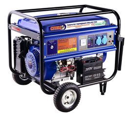 Гибридный генератор газ-бензин СПЕЦ-HG-7000 и комплект для подключения к сети+баллону 