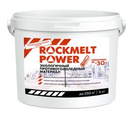 Противогололедный материал Rockmelt Power, ведро 5 кг 4627177050209 