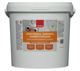 Шпатлевка для выбоин и трещин Neomid 5 кг ЭЭ Н-Шпат-трещ/5 