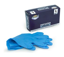 Нитриловые перчатки AVIORA р.L, 100 шт. 402-659 