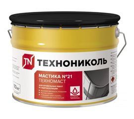 Кровельная мастика Технониколь №21 Техномаст, ведро 10 кг ЦБ769339 