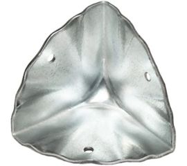 Оцинкованный уголок для ящиков Lucky Guy 60x60x2 мм, d отверстий 5.1 мм 150 02К 060 0 