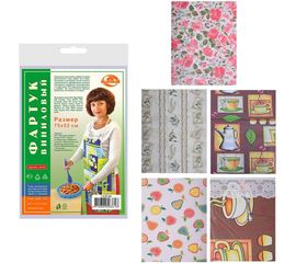 Фартук МУЛЬТИДОМ виниловый с карманом 18 диз 75х52 см LC22-66 