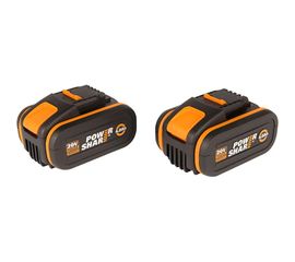 Комплект из 2х Аккумуляторов 2х20В 4.0 А/ч . WORX WA3553.2 
