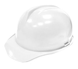 Строительная каска BIBER с храповым механизмом белая тов-184541 
