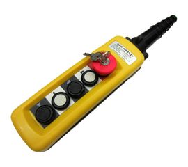 Пульт 4 кнопки, 2 ступенчатые кнопки + СТОП БУТОН + ключ EURO-LIFT 00012433 