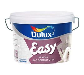 Краска водоэмульсионная DULUX EASY для всех типов обоев, BW 10л 5183564 