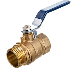 Шаровой кран RM -L Nickel 1 ВР-НР муфтовый, никелированный, ручка Ду25 Ру30 НК 11Б27п1 Ln-1FML 