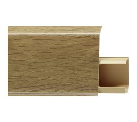 Плинтус ПВХ с съемной панелью TERA Дуб Натур 72мм 2,2м Winart 06.30.725.002 