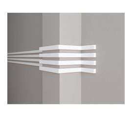 Стеновой молдинг Decor-Dizayn ударопрочный влагостойкий под покраску 30Х20Х2000 мм DD611 