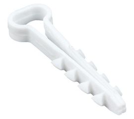 Дюбель-хомут для плоского кабеля Урал пак белый 5-8 100 шт АЭ-5059008-100-р 