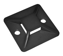 Самоклеящаяся площадка под хомуты IEK 20x20 черн.100 шт. UHP31-20-100 