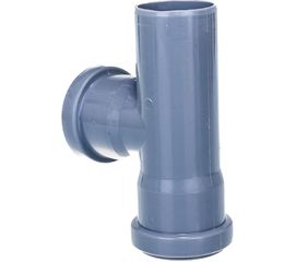 Канализационный тройник RTP D 50х50 мм, 87 град, серый 11430 