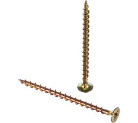 Саморез КРЕП-КОМП жёлтый цинк PH-2 по дереву 3,5х55 350 шт ждп5535ф 