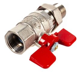 Шаровой полнопроходной кран с американкой STOUT ВР/НР 1/2" SVB-1007-000015 