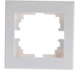 Горизонтальная рамка LEZARD RAIN б/ вст белая 703-0202-146 