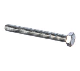Болт Tech-Krep DIN933 с шестигранной головкой, оцинкованный М8х70 2 шт - пакет 102974 