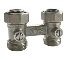 Узел нижней подводки RIFAR двойной прямой евроконус G 3/4 в блистере R.Ad.H01:922 