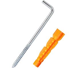 Шуруп с костылем Tech-Krep 8х85 с универсальным дюбелем 12,0х71 2 шт - пакет 114327 