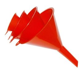 Набор пластиковых воронок Unilube 4 шт., 50/75/100/120 мм KF4400 