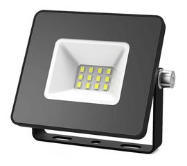 Светодиодный прожектор Gauss Elementary 10W 845lm IP65 4000К черный 1/20 613100210 