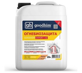 Огнебиозащита GOODHIM 1 группы высшая EXPERT 1G бесцветная 10 л 70781 