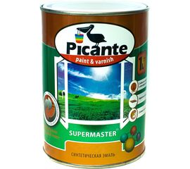 Глянцевая эмаль Picante SUPERMASTER эконом RAL 0001 белая 0,75кг 10390-0001.BB 